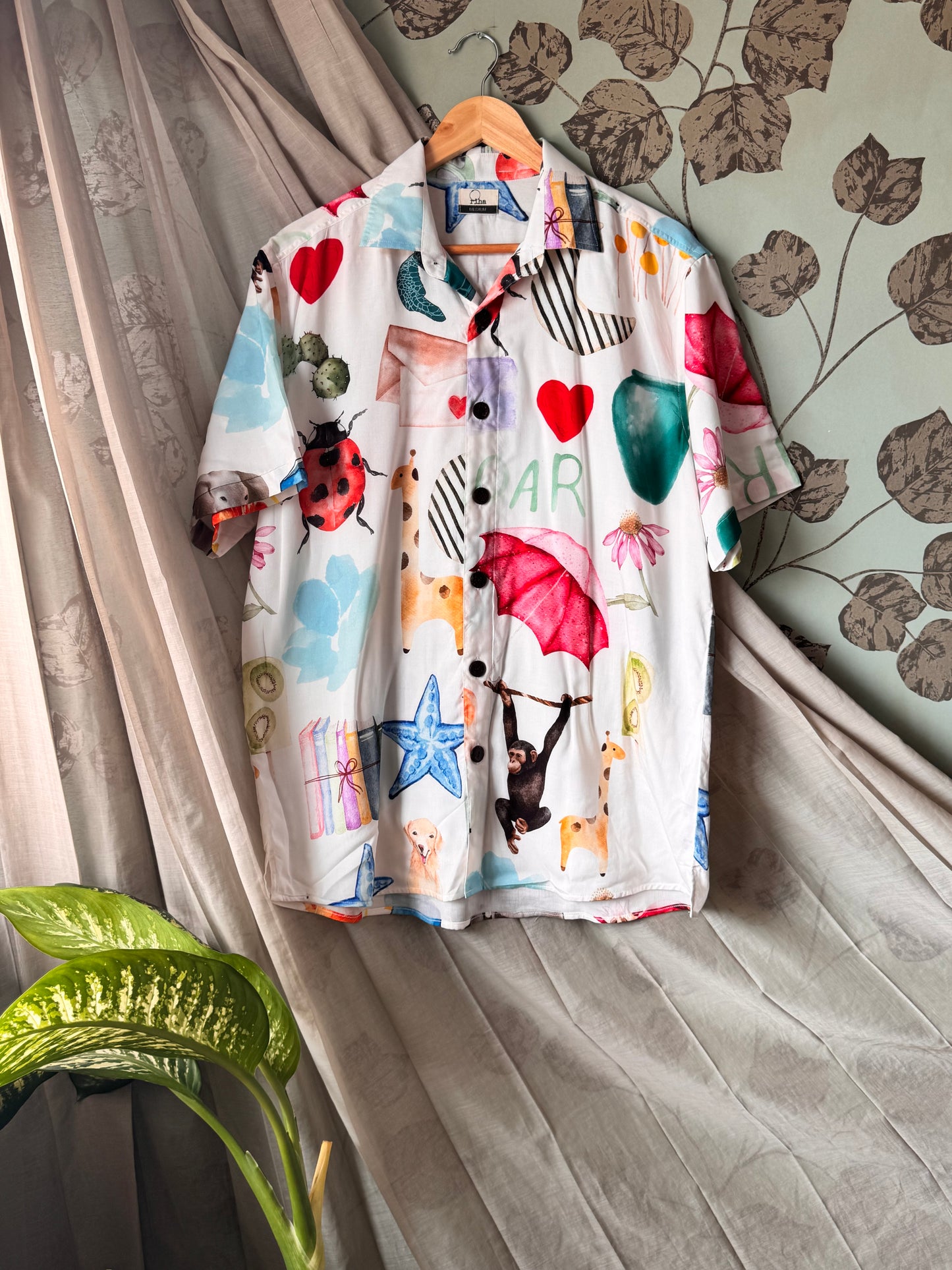 Love safari- printed shirt