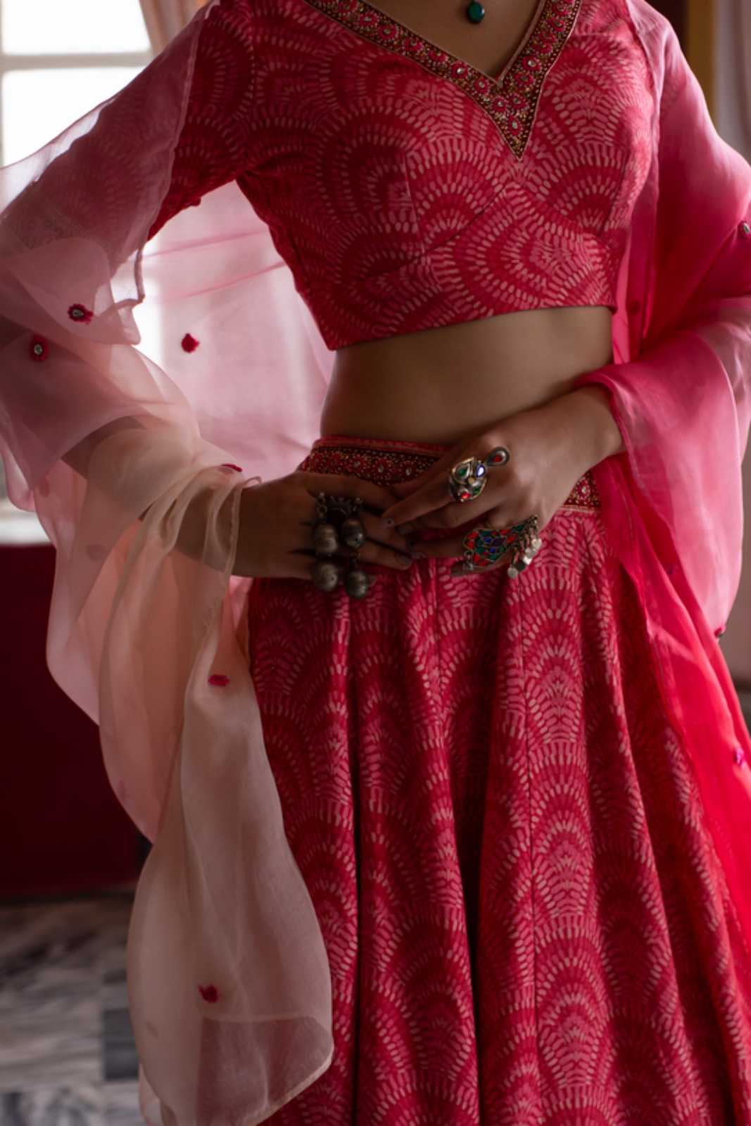 Shola Lehenga Set
