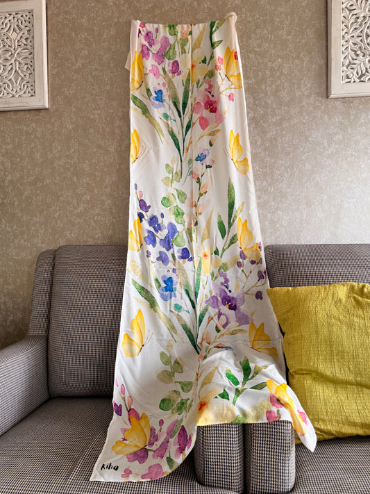Wildflower scarf