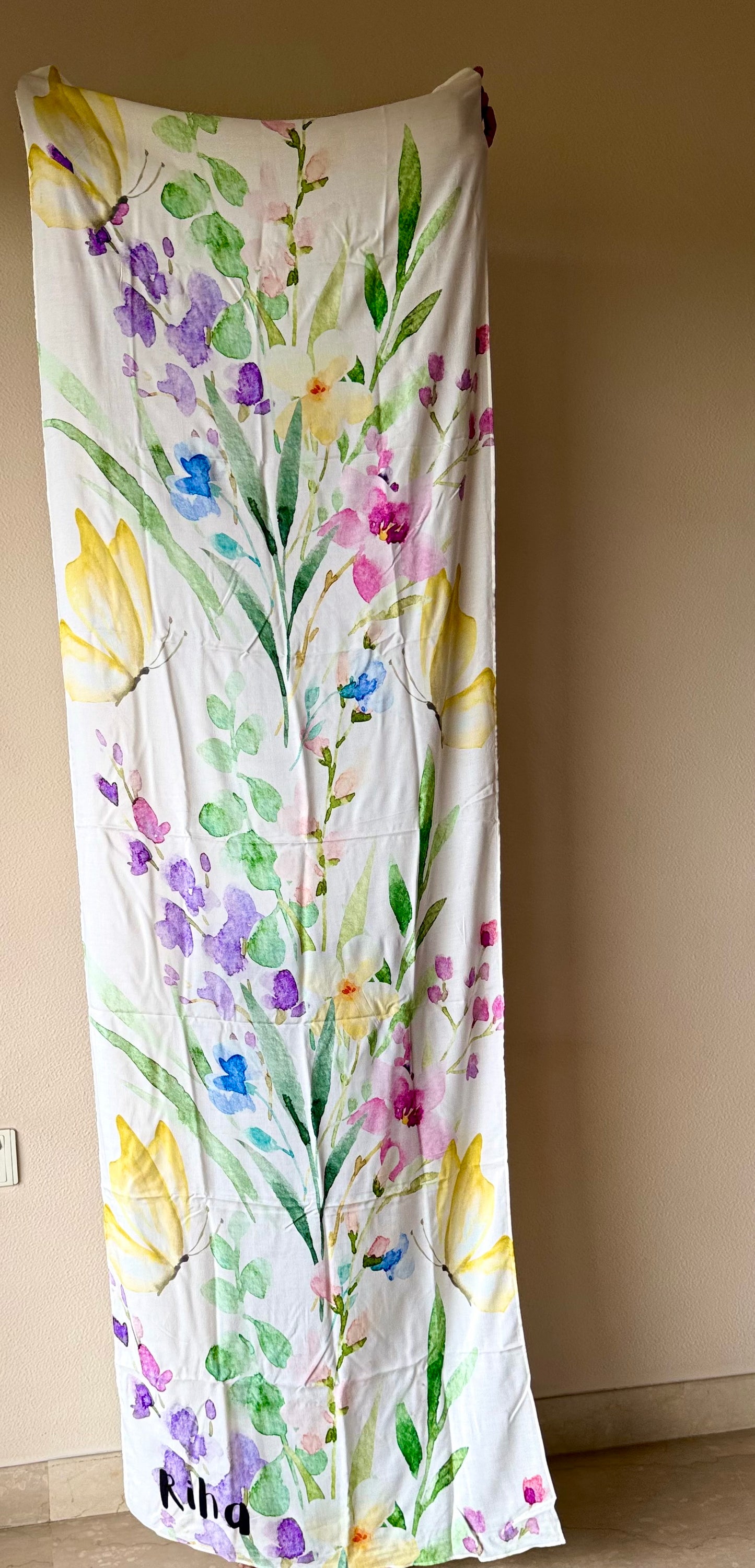 Wildflower scarf