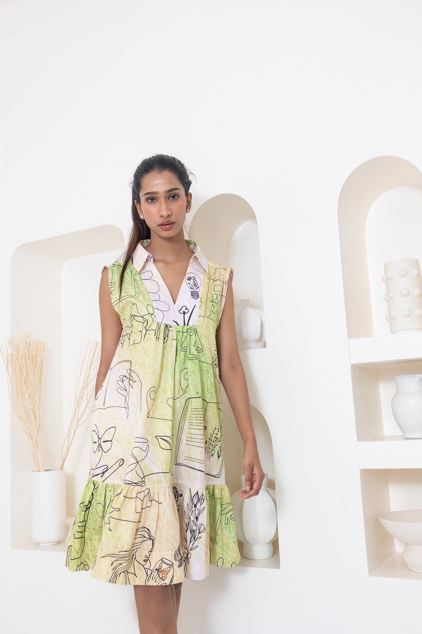 Line and light dress