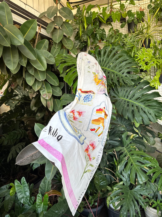 Tea-time tale scarf