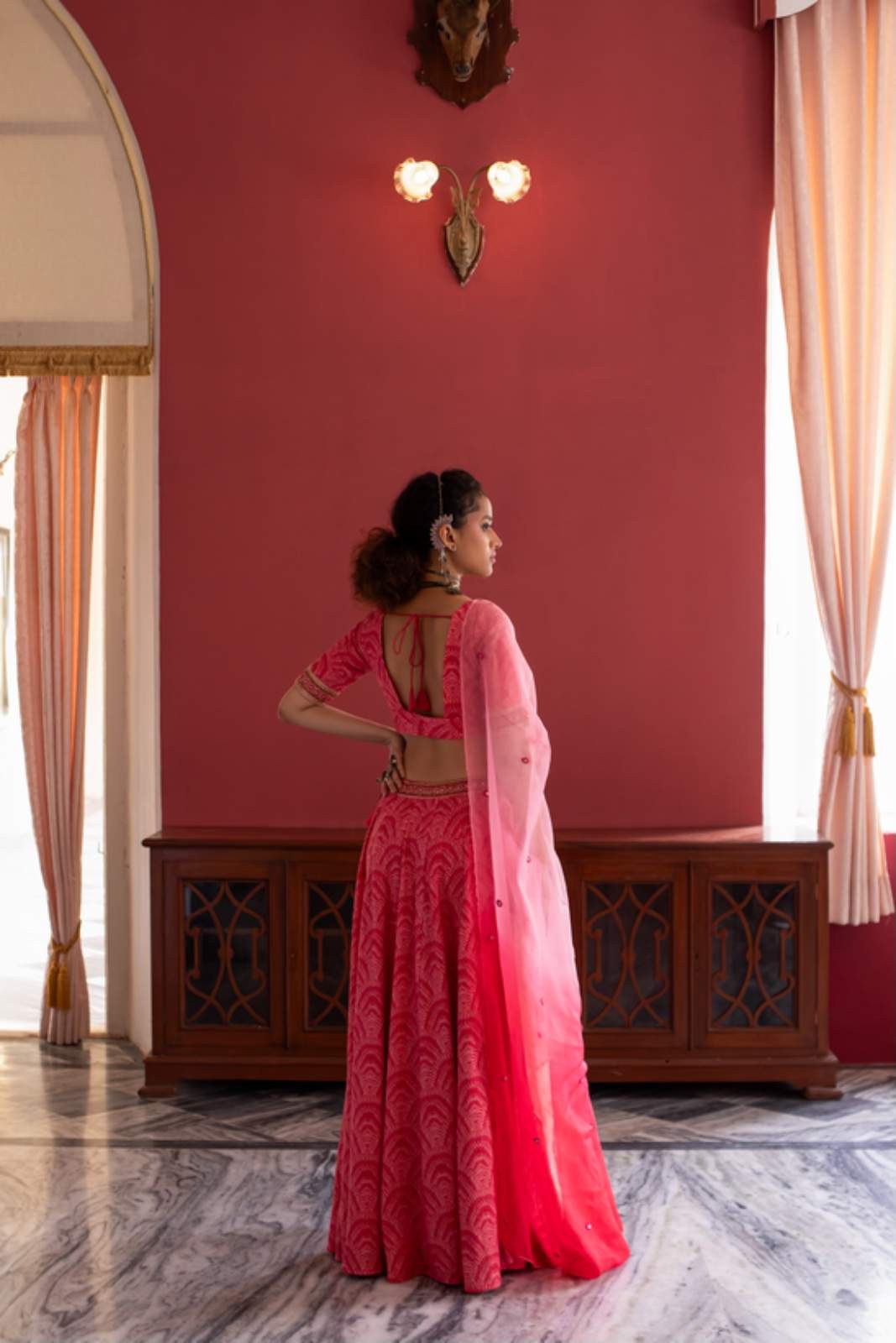 Shola Lehenga Set