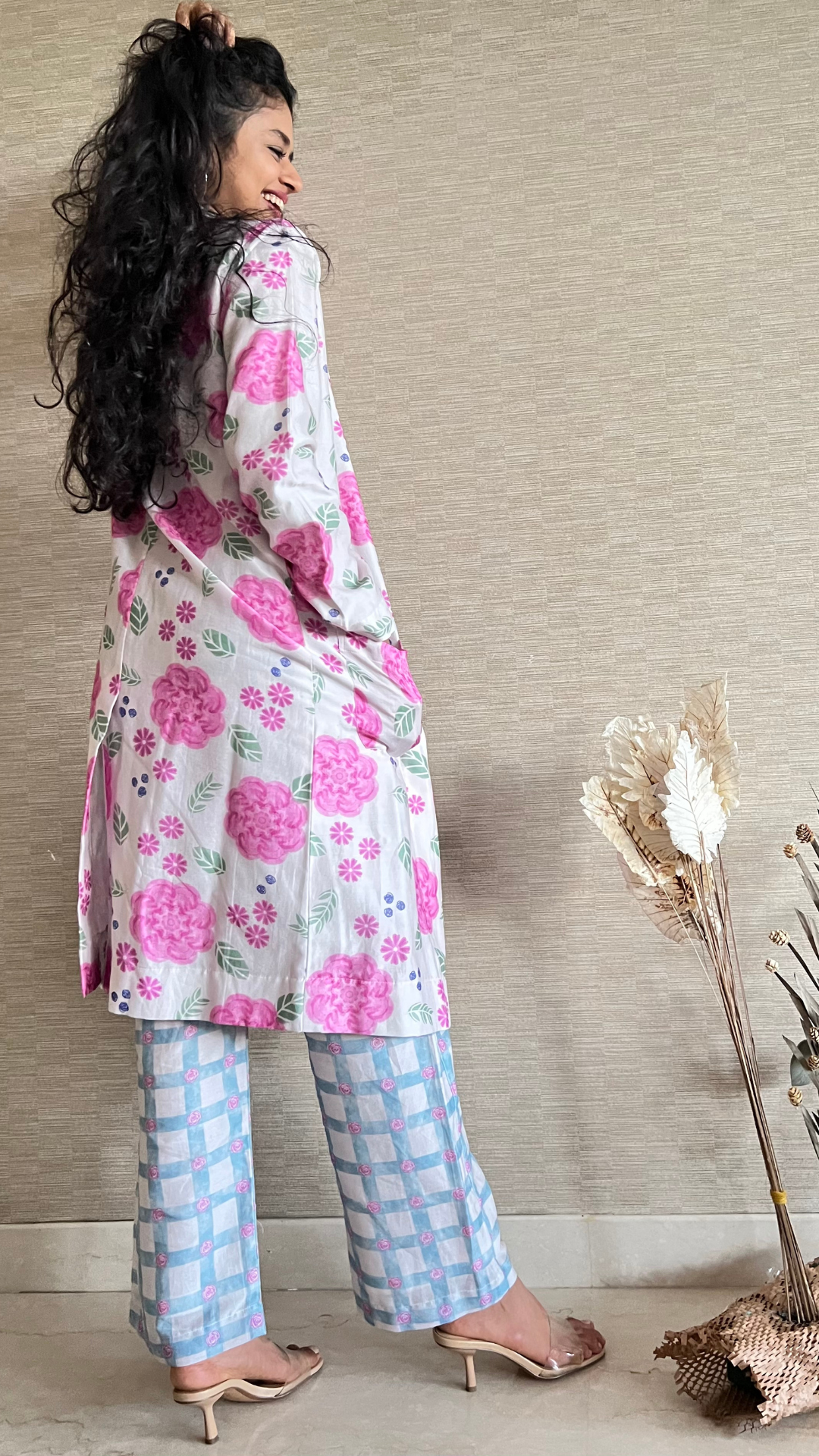 A Rose Rhyme Co-Ord Set & the Pink Prose Jacket