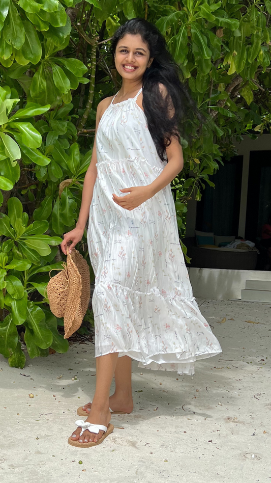 The White Sand tiered dress